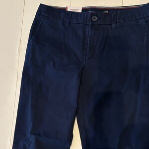 Tommy Hilfiger Dark Navy Cotton Chinos